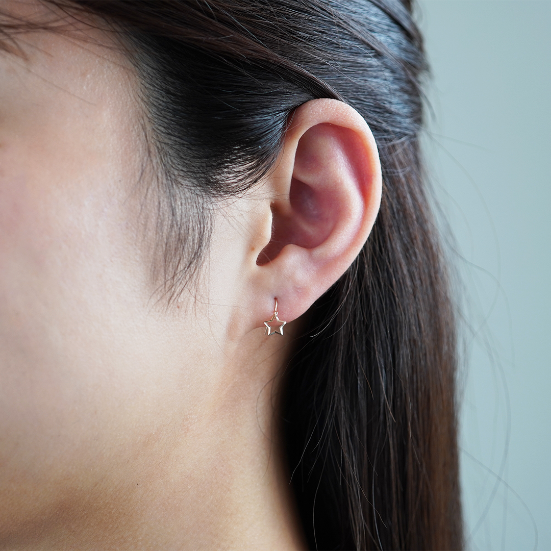 K10 PG スターモチーフ ピアス  P-5