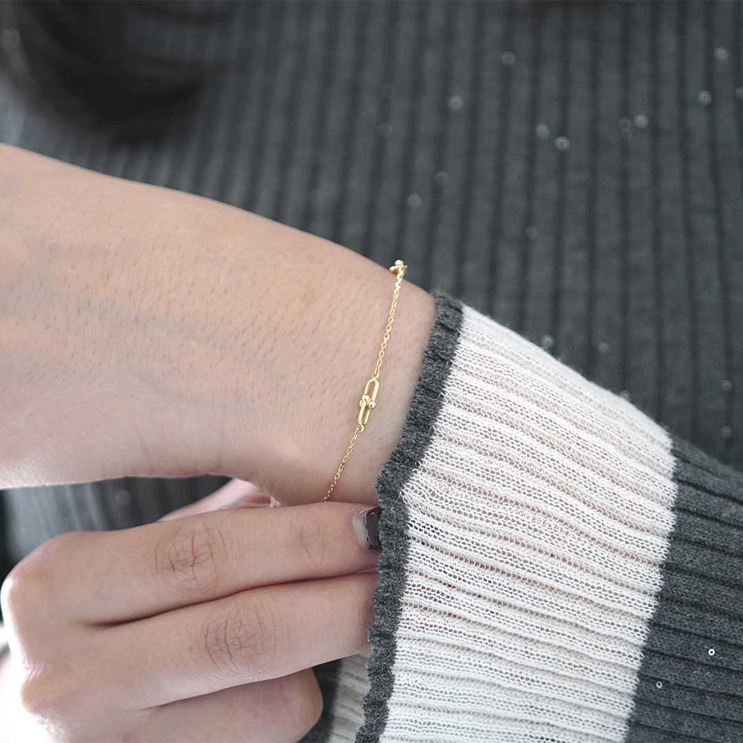 K10 YG ブレスレット  B-68