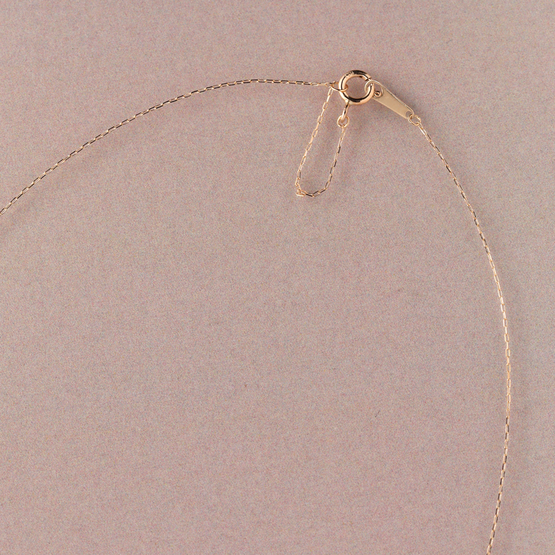 K18 YG ダイヤ ネックレス N-81