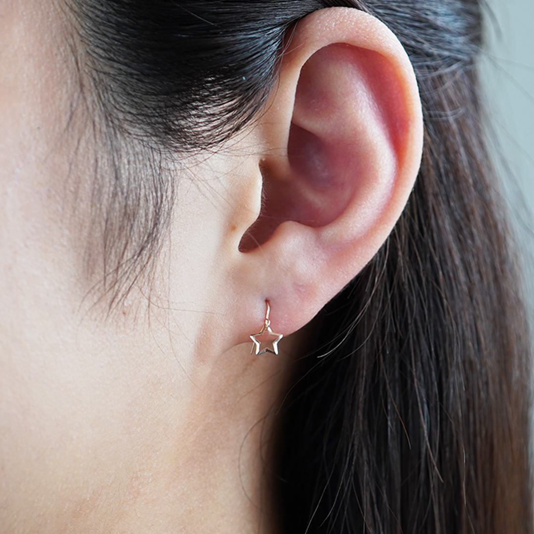 K10 PG スターモチーフ ピアス  P-5