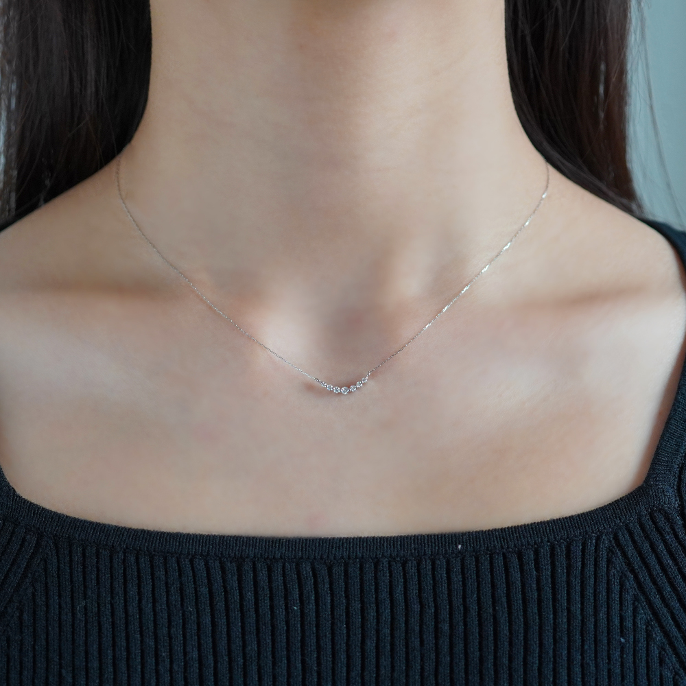 PT900 ダイヤ ネックレス N-72