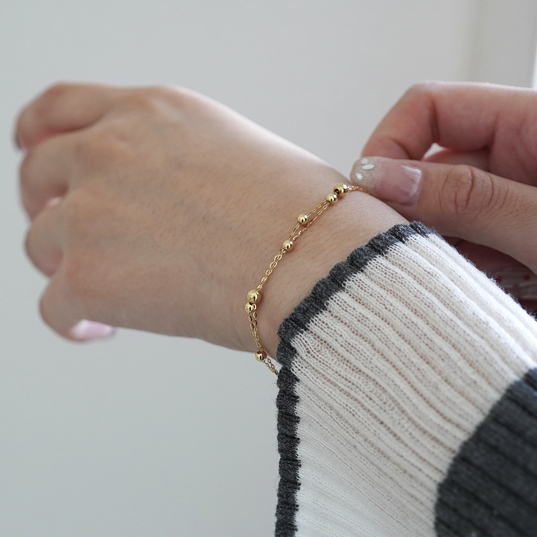 K18 YG ブレスレット  B-79