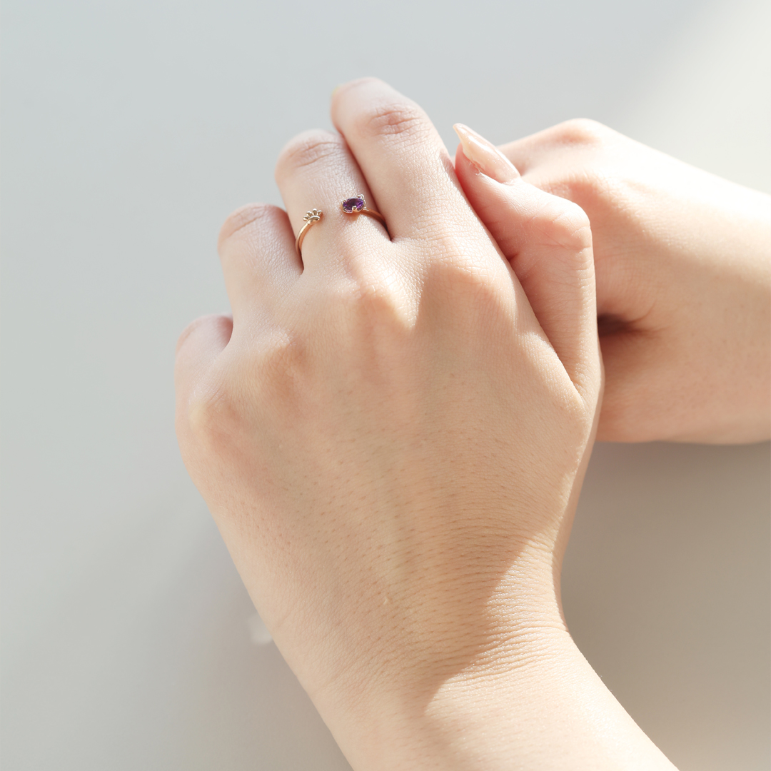 K10 PG アメジスト リング  R-52