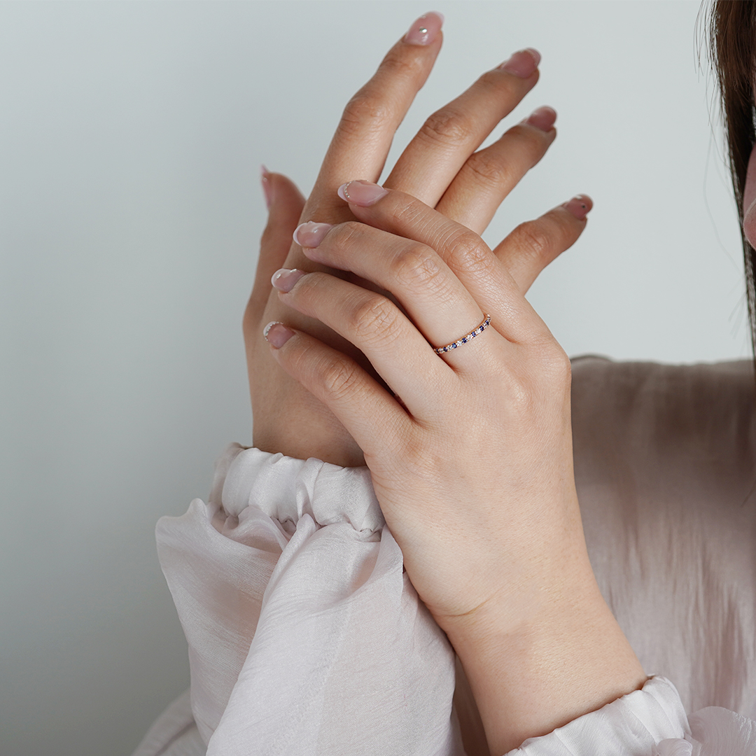 K10 YG サファイア  リング R-46