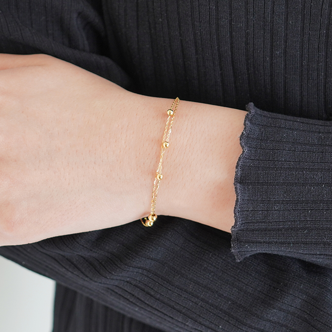 K18 YG ブレスレット  B-79