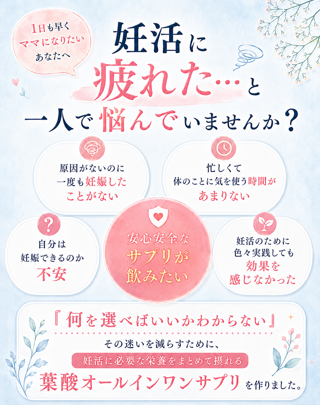 【単発】メバエル葉酸サプリ （30日分）