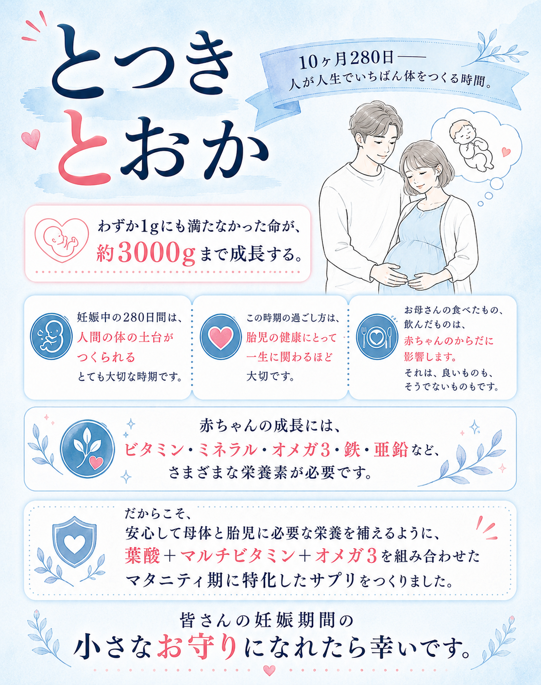 【定期便】メバエルベビママサプリ（3ヶ月おまとめコース）