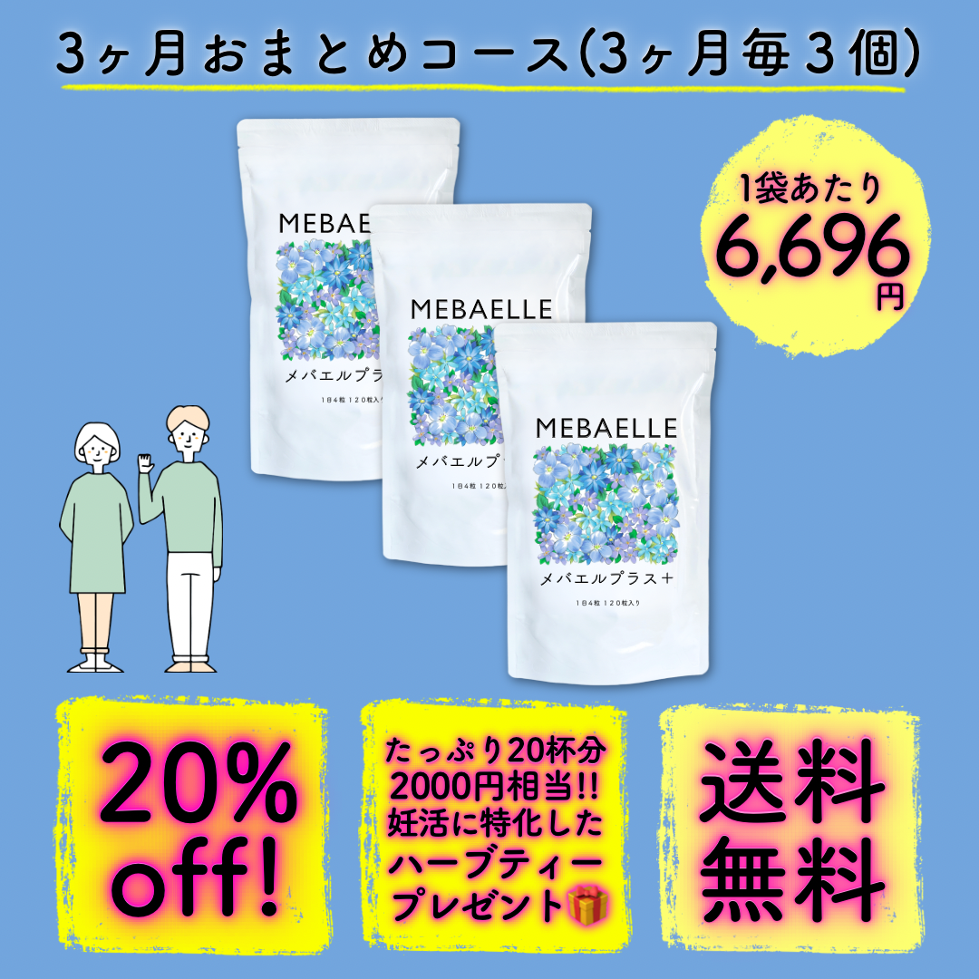 【定期便】メバエルプラス（3ヶ月おまとめコース）