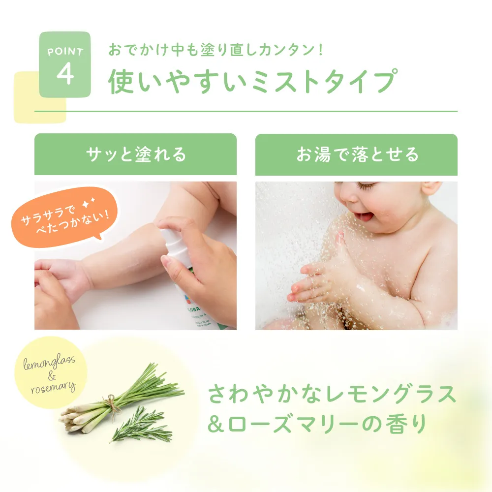 UVケアとアウトドア対策ができる1本2役