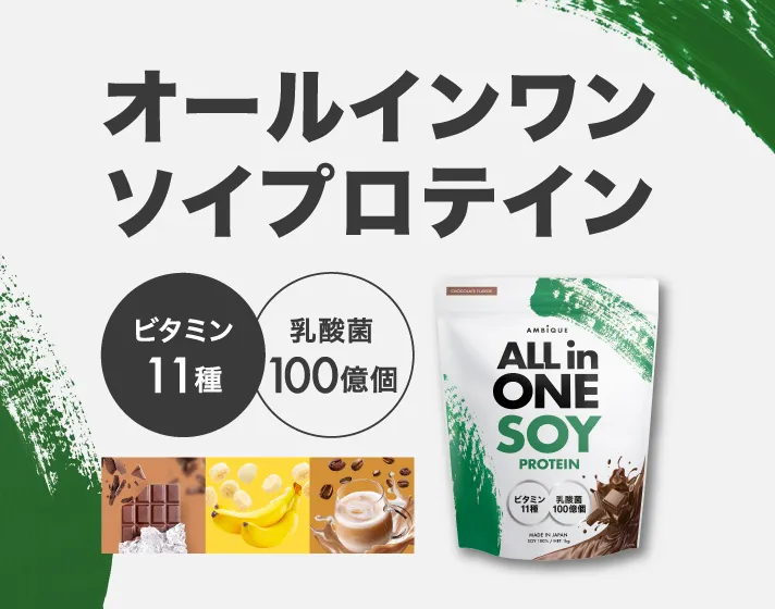 オールインワン ソイプロテイン発売
