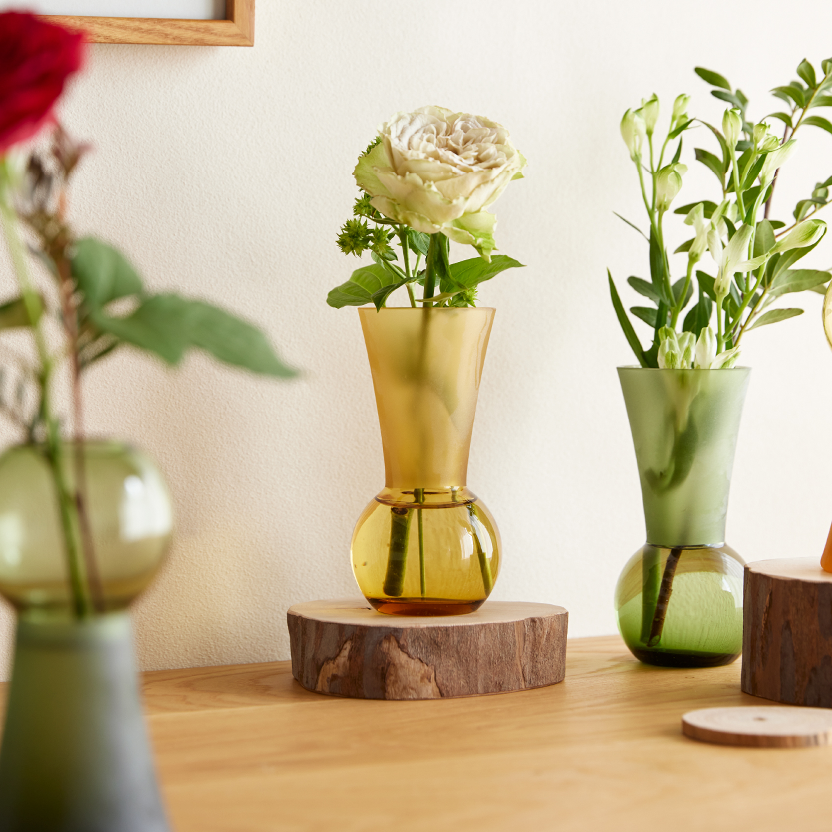 teruteru 形状展開: S  外寸：7φ×14H, カラー展開: AMBER