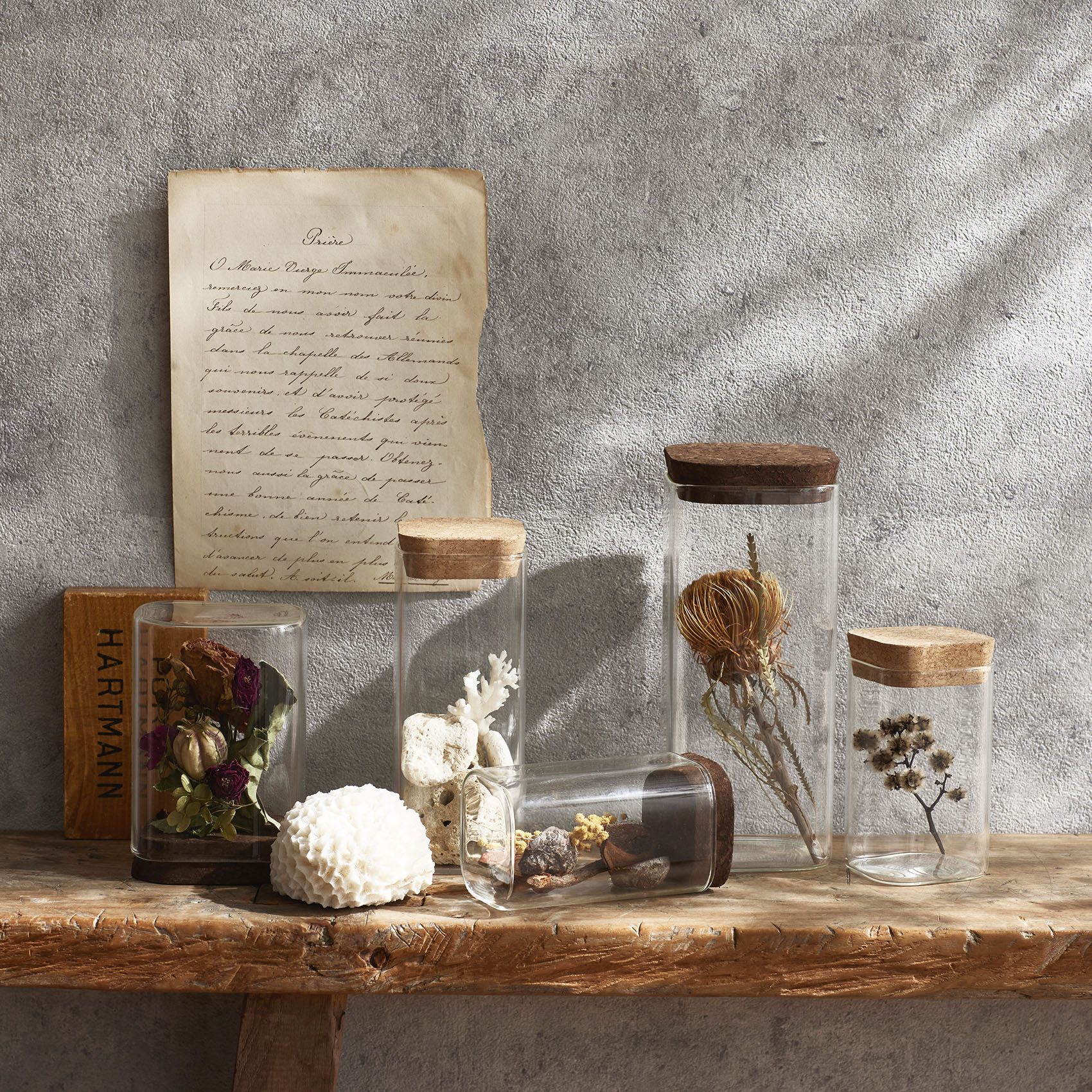 Glass Square with Cork 