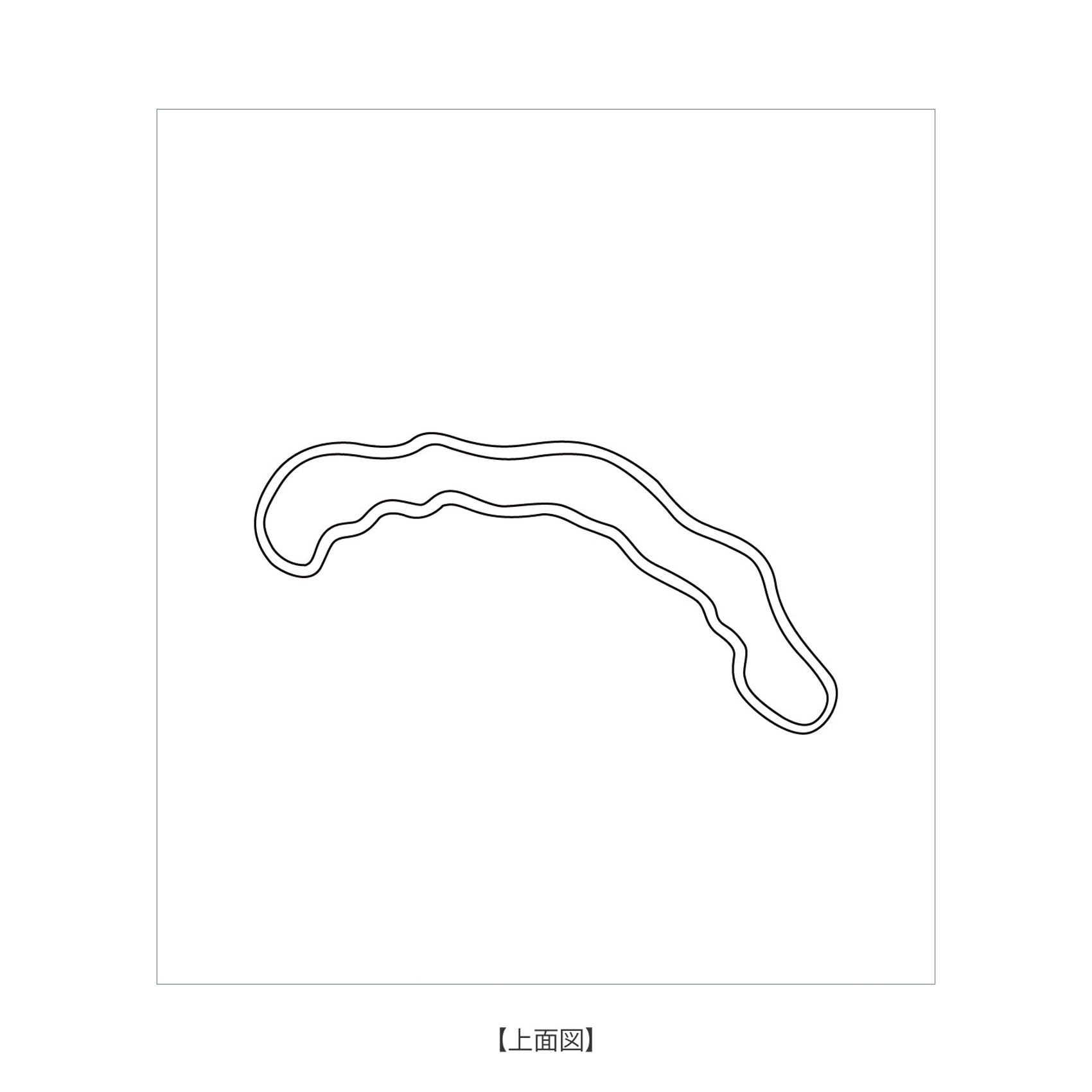 Parete 形状展開: S  外寸：26L×11W×15.5H