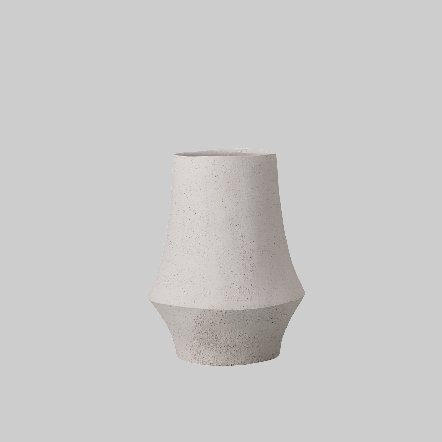 ZARA 形状展開: S  外寸：23φ×30H, カラー展開: MATT WHITE