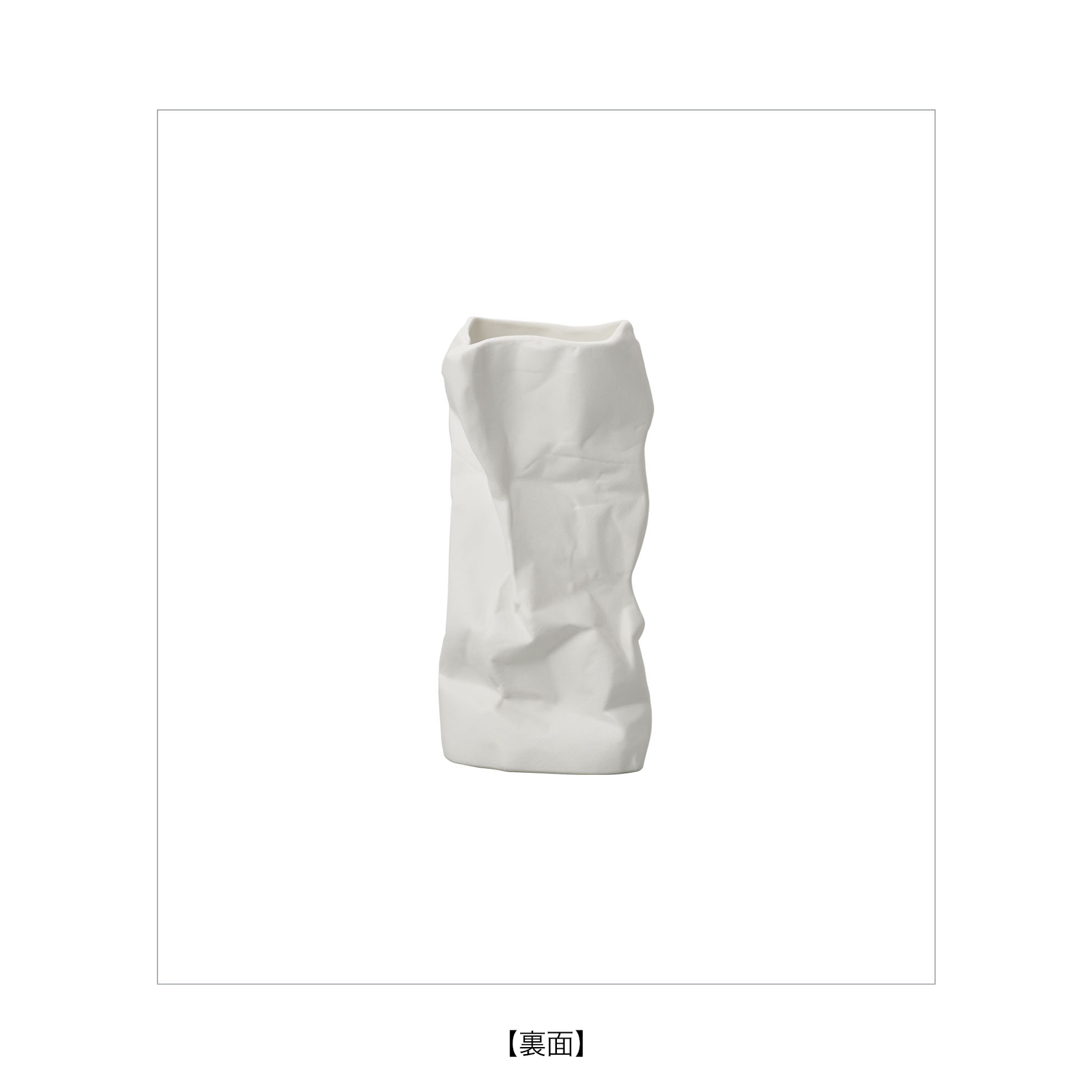 Phantasma 形状展開: 外寸：約12L×約10W×約23H, カラー展開: MATT WHITE