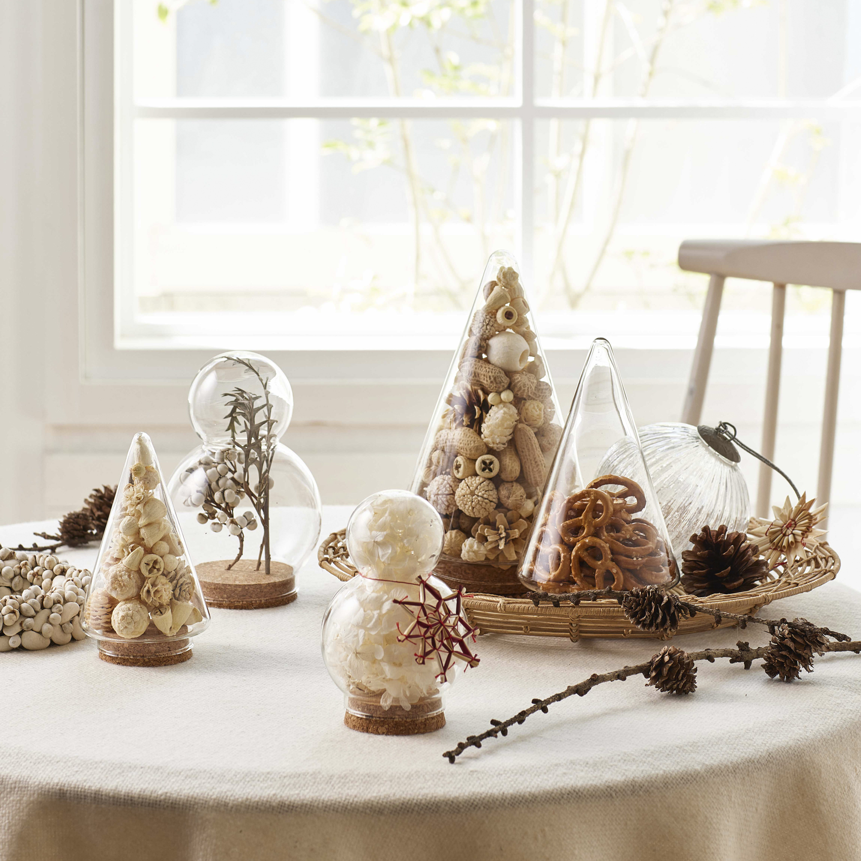 Glass with Cork TREE 形状展開: S  外寸：7.5φ×13H