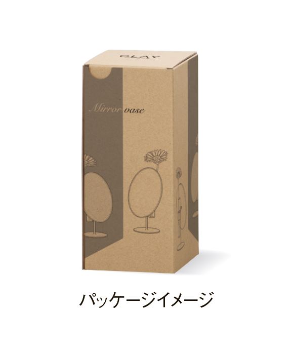 mirror vase カラー展開: BLACK