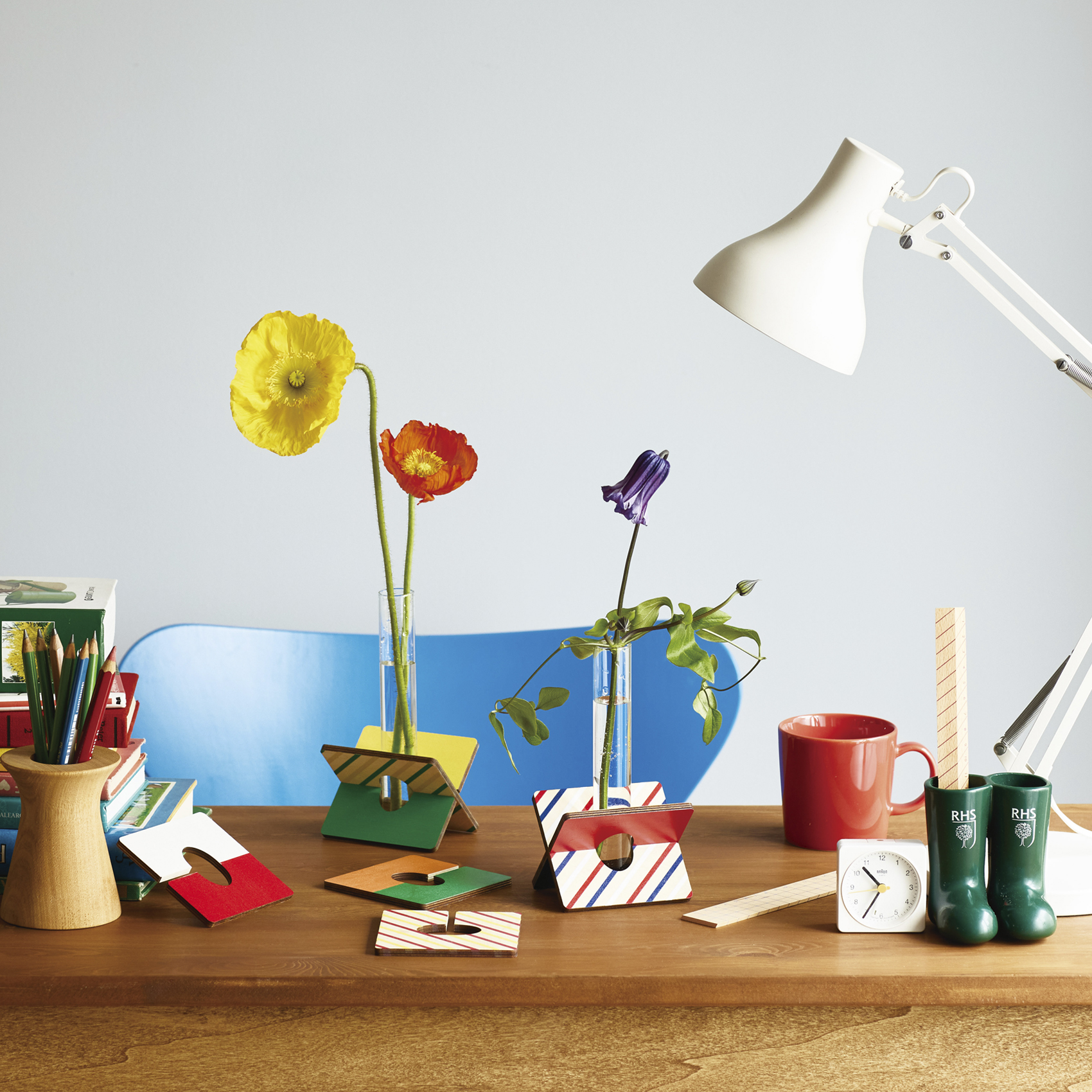 フラワー立て カラー展開: YELLOW×RED