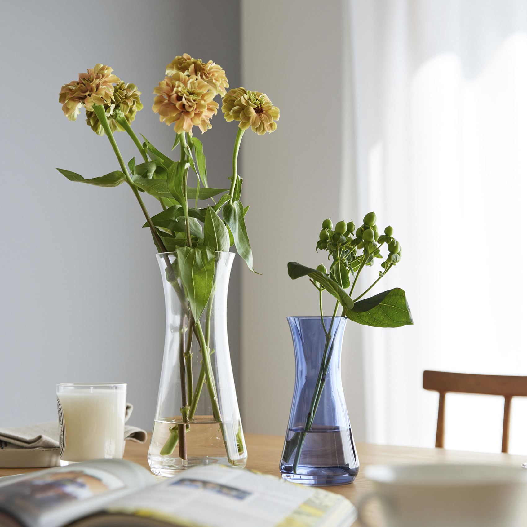 fiore 形状展開: S  外寸：8φ×16H, 000: CLEAR