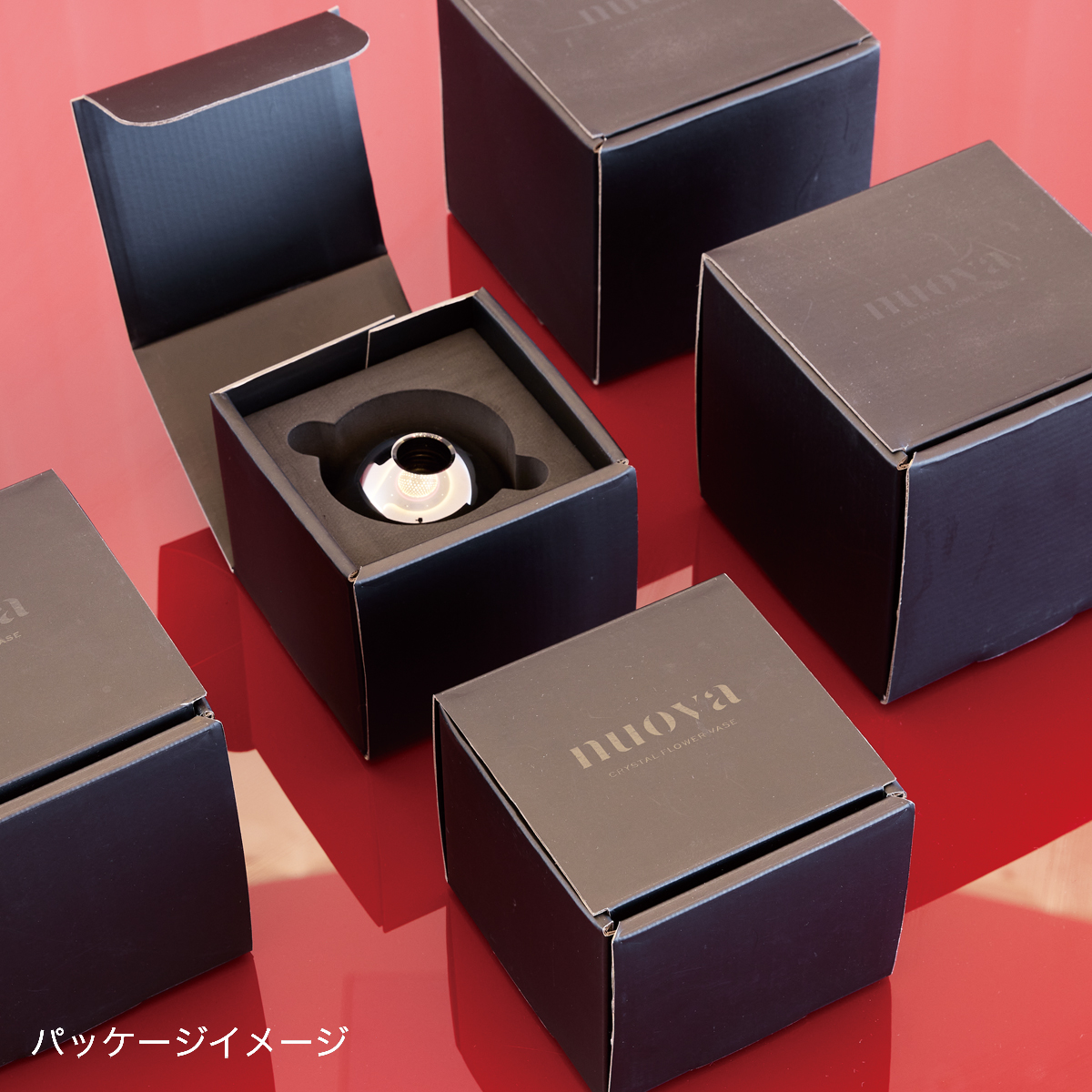 nuova 形状展開: S  外寸：7.5φ×7H, カラー展開: CLEAR