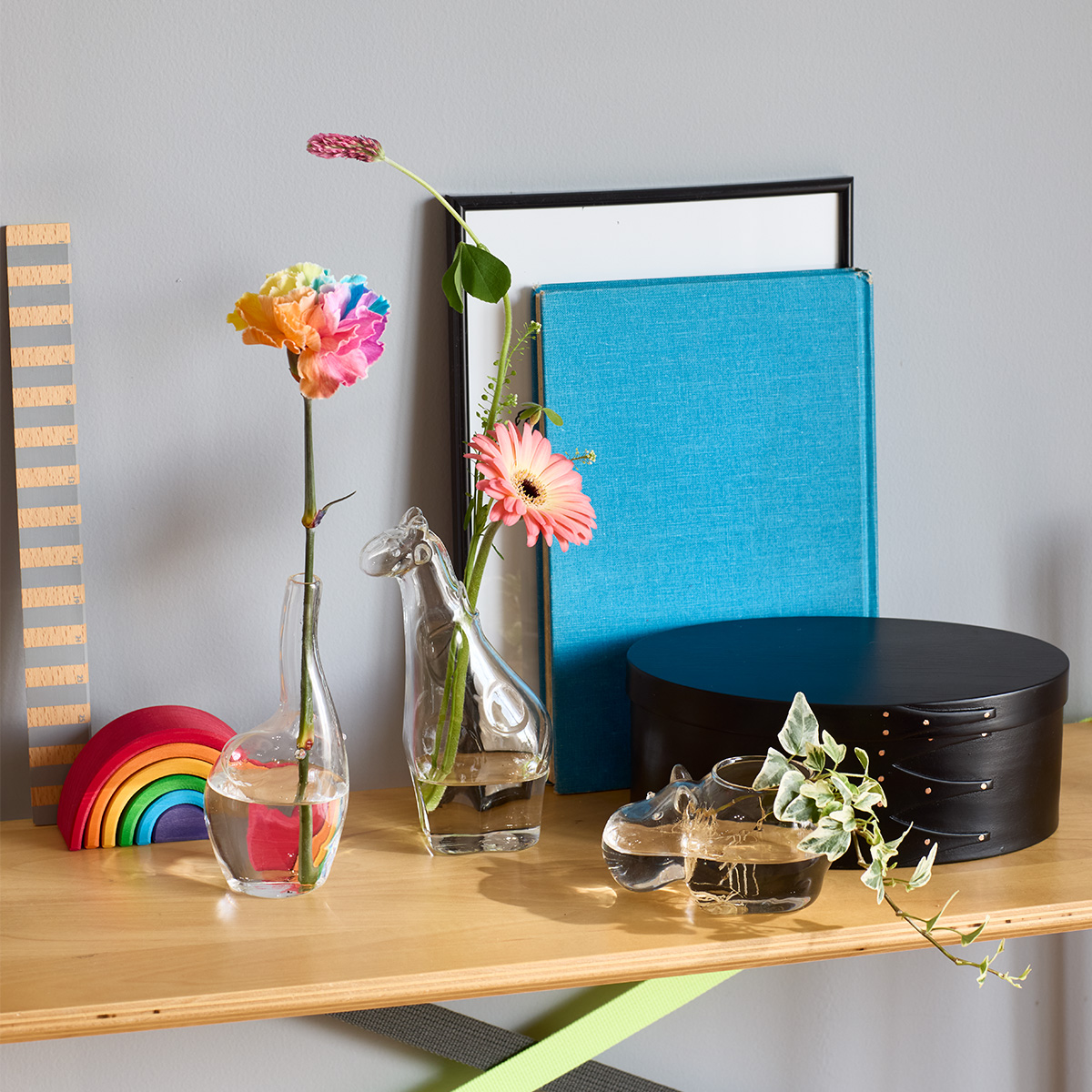 Animals hippo 形状展開: hippo  外寸：11.5L×7W×6.5H