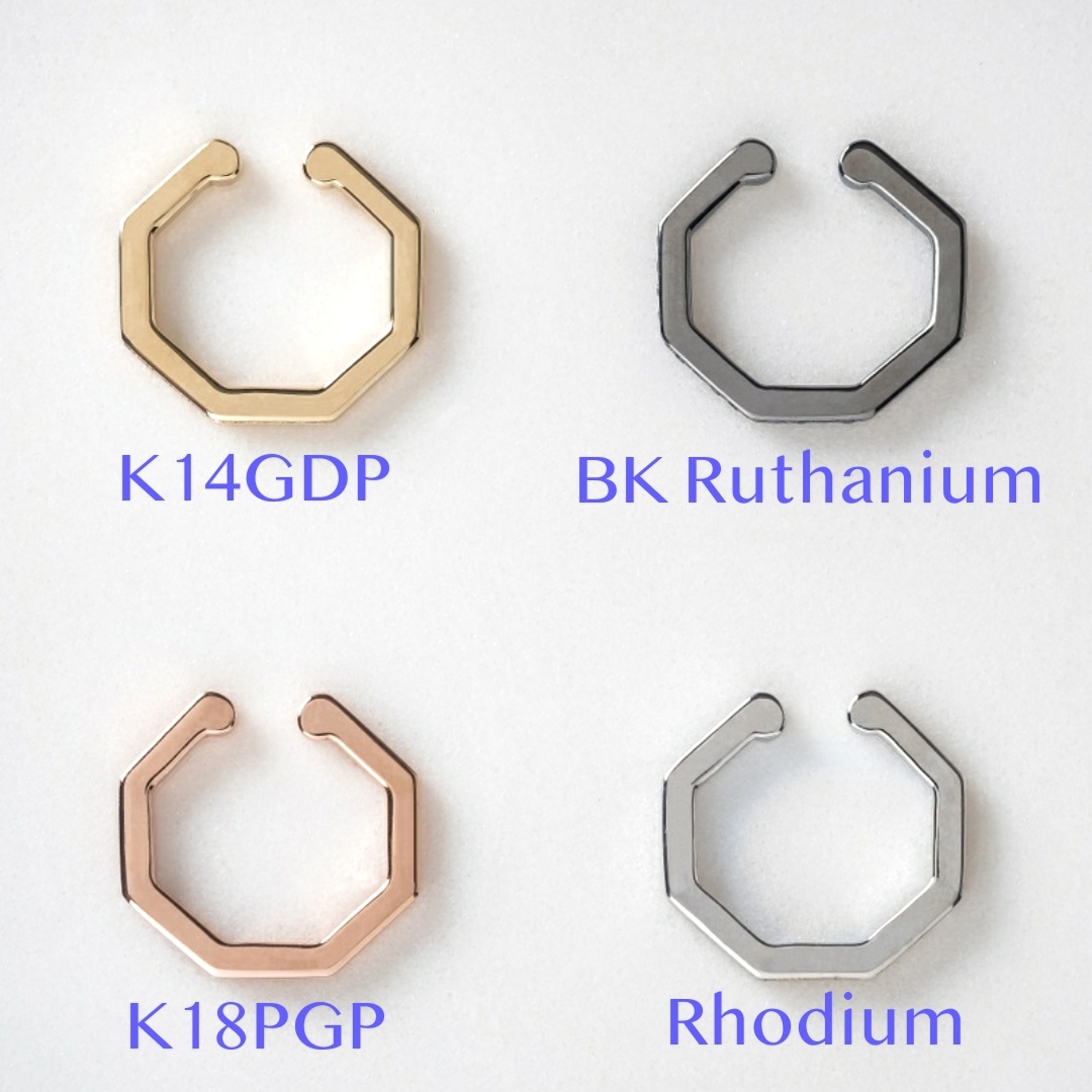 Octagon Ear Cuff