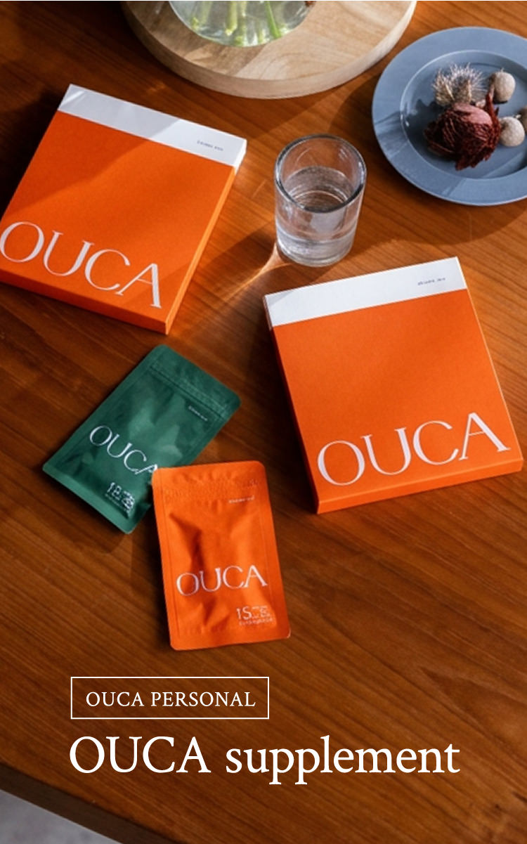 OUCA PERSONAL OUCA supplement 健やかな心と体を。自然由来の酪酸サプリメント。 豊かで健やかな人生は、毎日のインナーケアからはじまる 3つの特許技術を取得 元菌の生産方法 発酵液の製造方法 7種の菌群