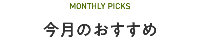 今月のおすすめ