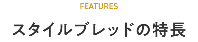 スタイルブレッドの特長