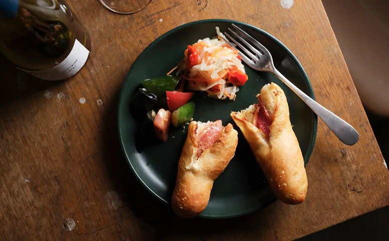 桜燻しのベーコンフランス