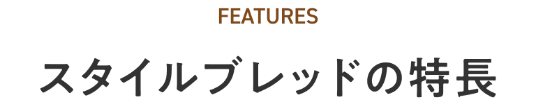 スタイルブレッドの特長
