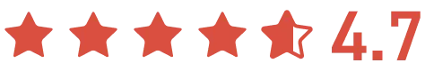 4.7 / 5 の評価