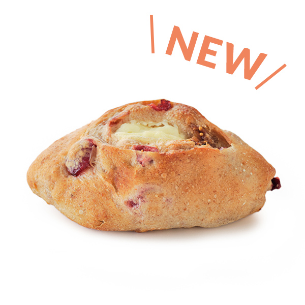 果実とクリームチーズのプティカンパーニュ