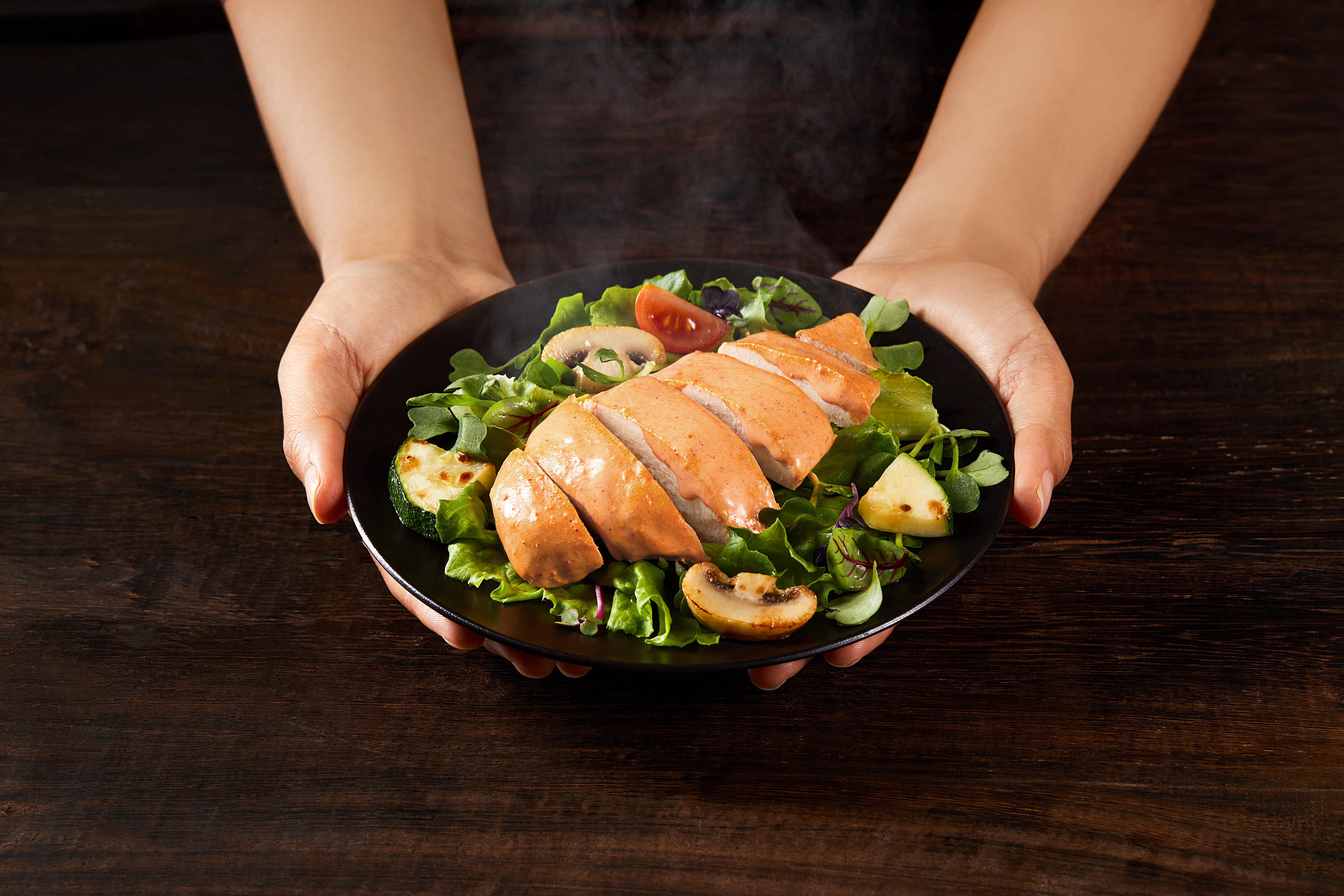 温めて食べる韓国風よだれ鶏　スパイシーロゼ