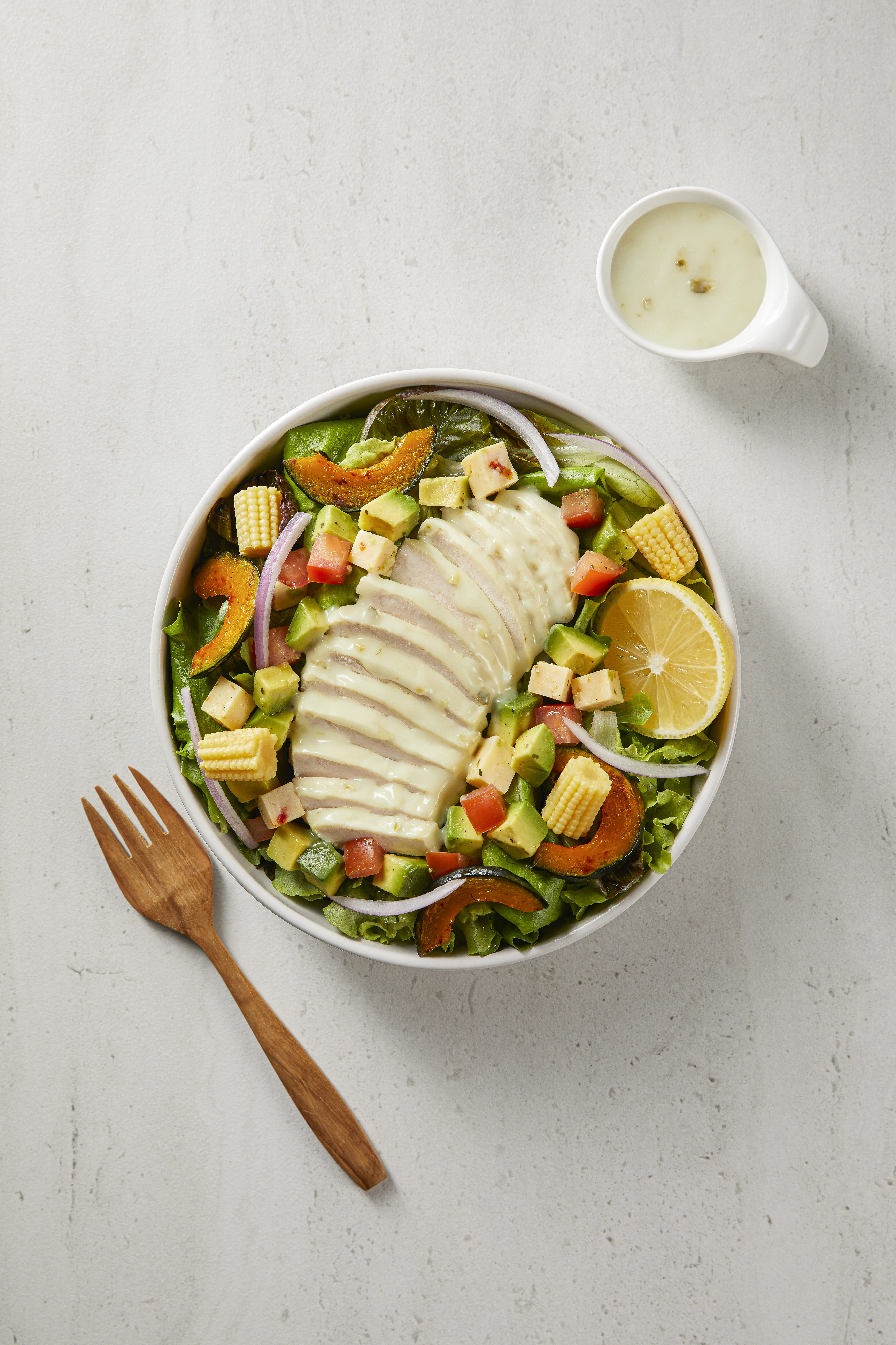 温めて食べる韓国風よだれ鶏　青唐辛子マヨ