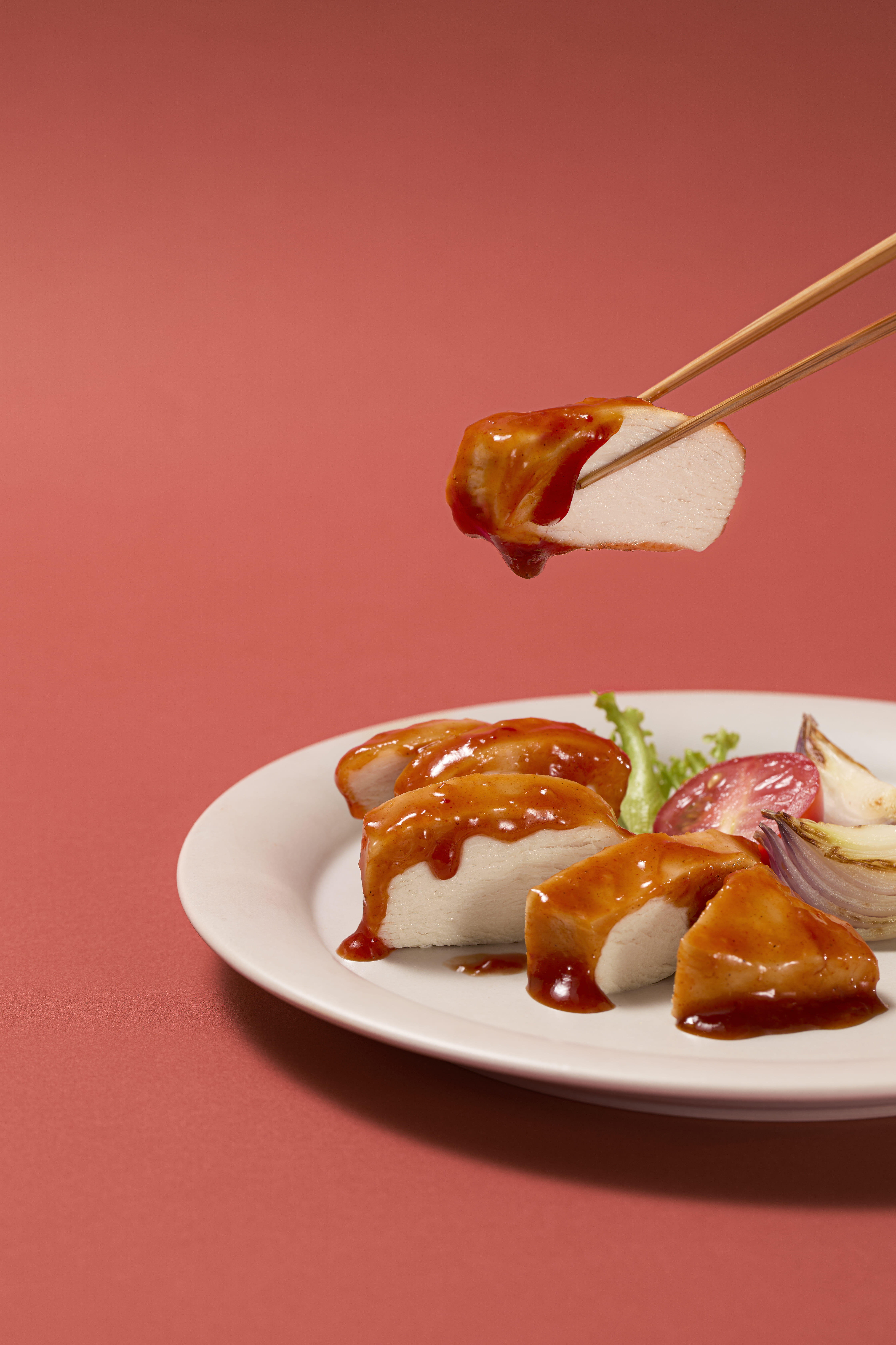 温めて食べる韓国風よだれ鶏　ヤンニョム