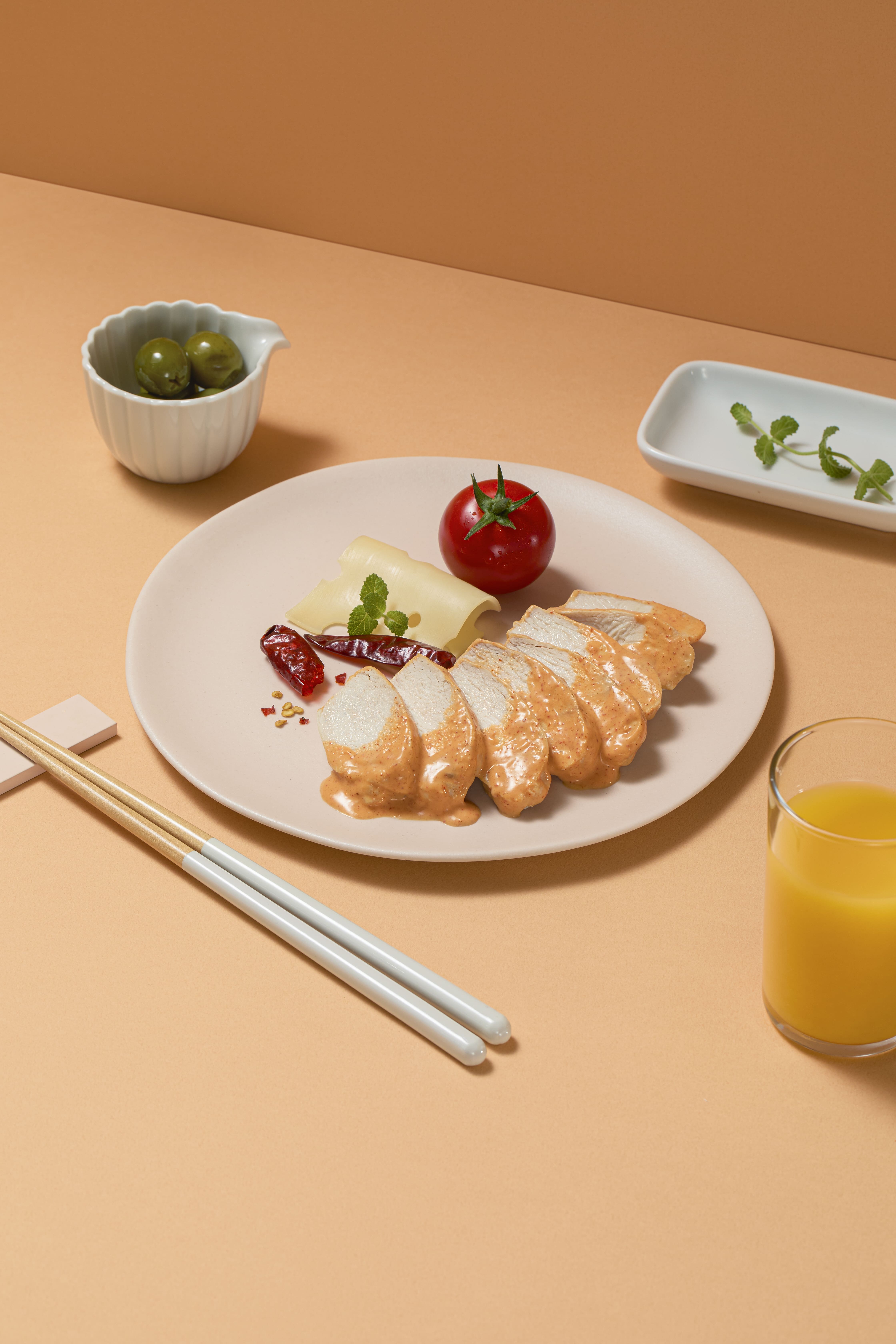 温めて食べる韓国風よだれ鶏　スパイシーロゼ