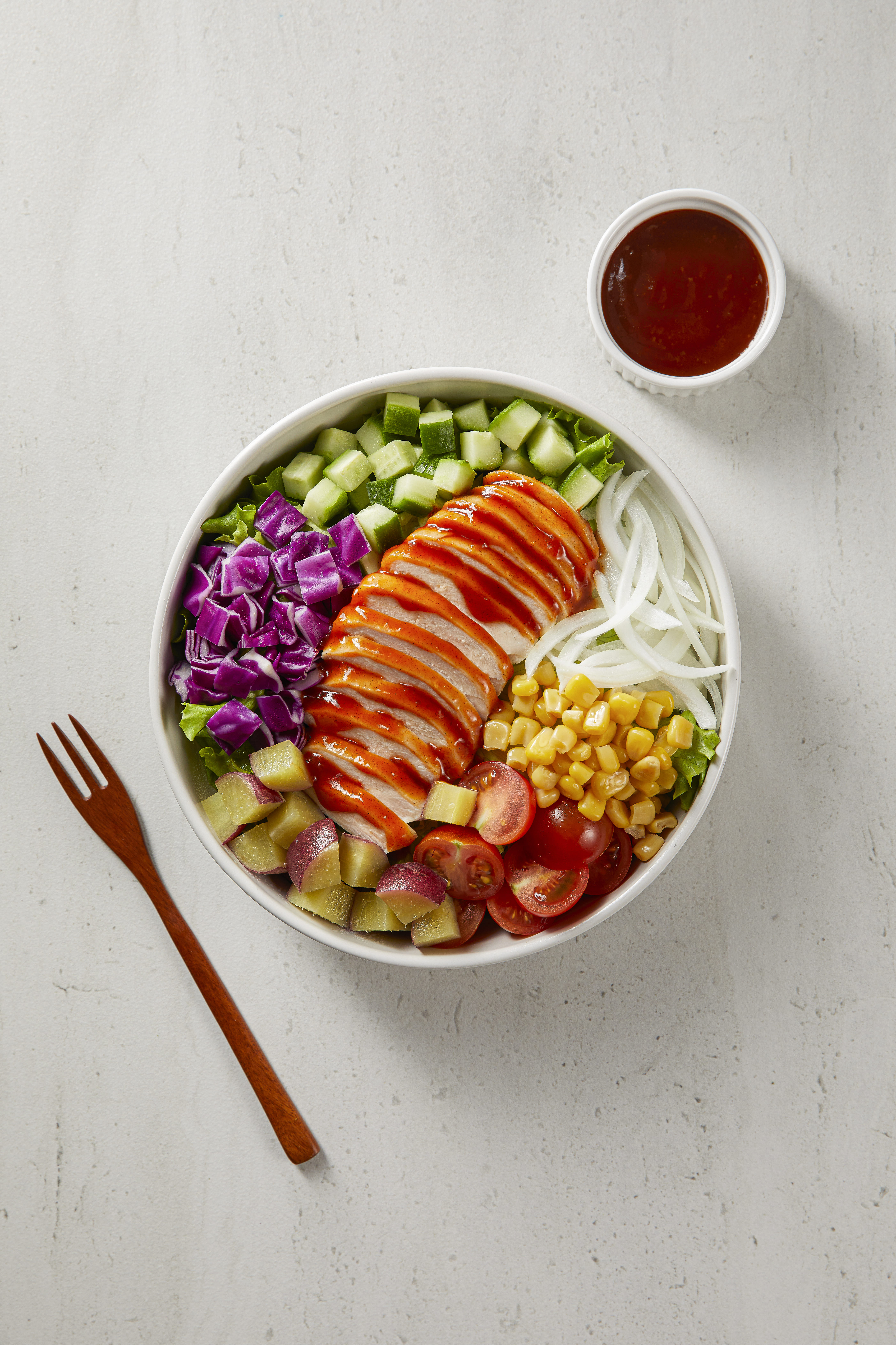 温めて食べる韓国風よだれ鶏　ヤンニョム