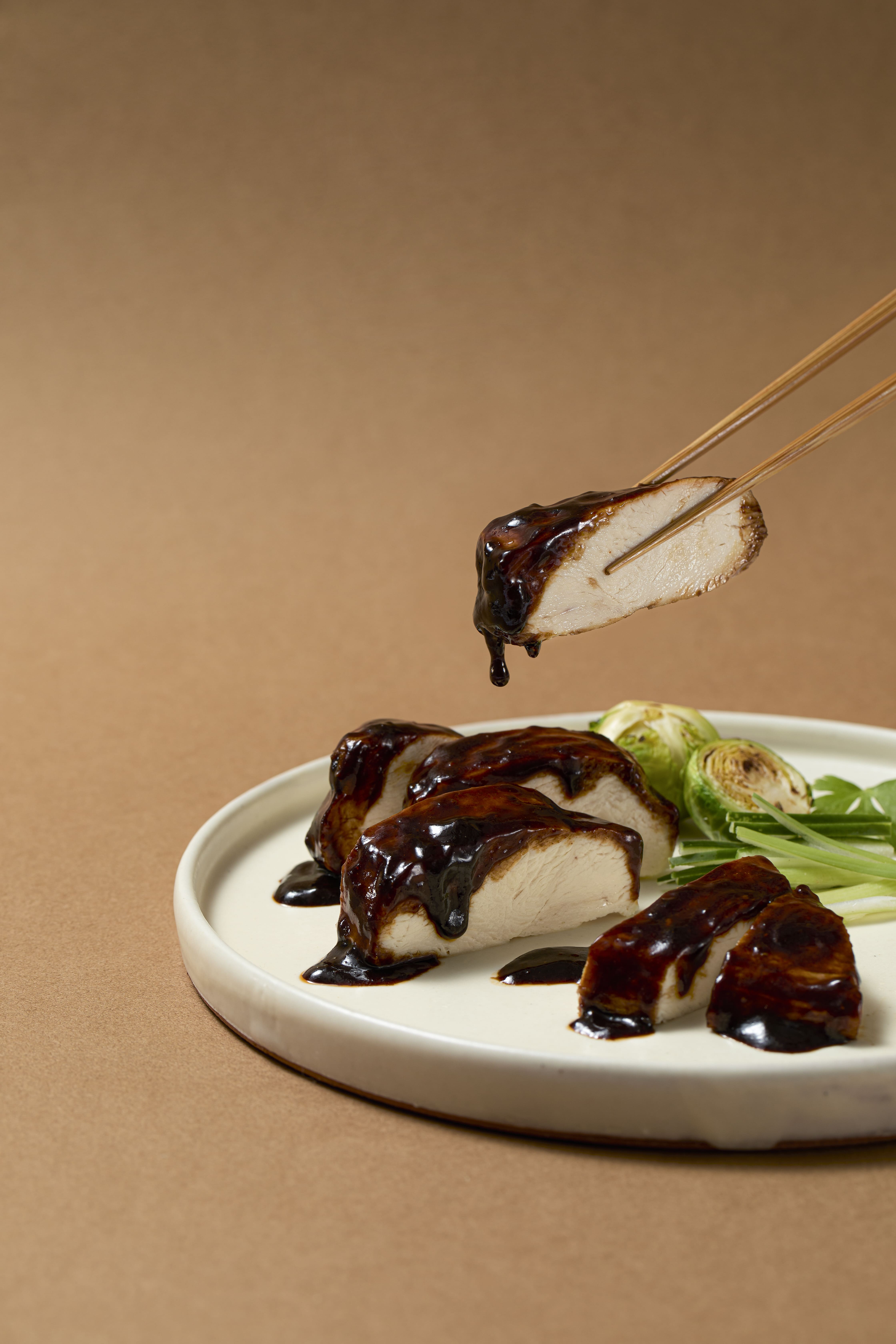 温めて食べる韓国風よだれ鶏　ジャージャー