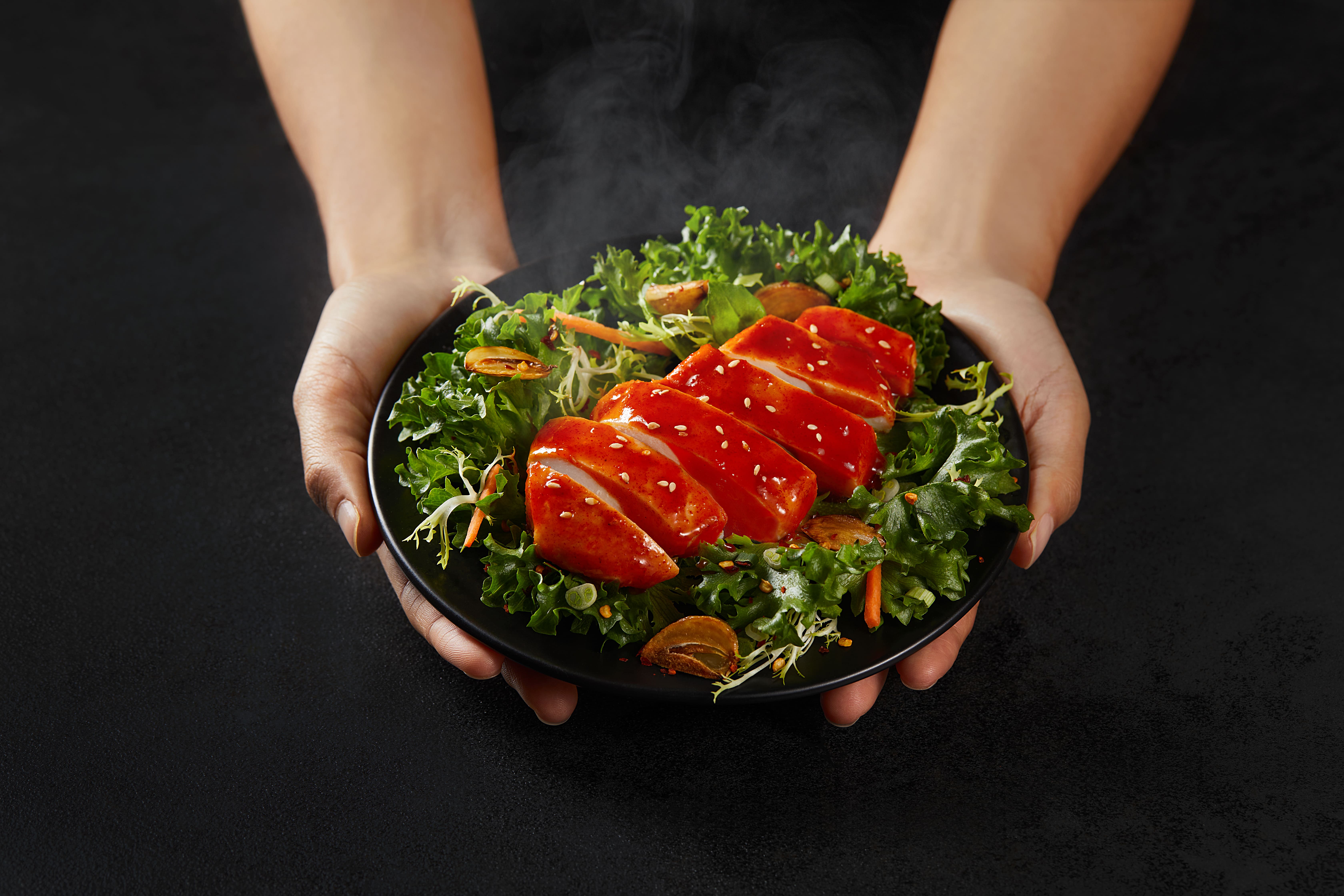 温めて食べる韓国風よだれ鶏　トッポギ