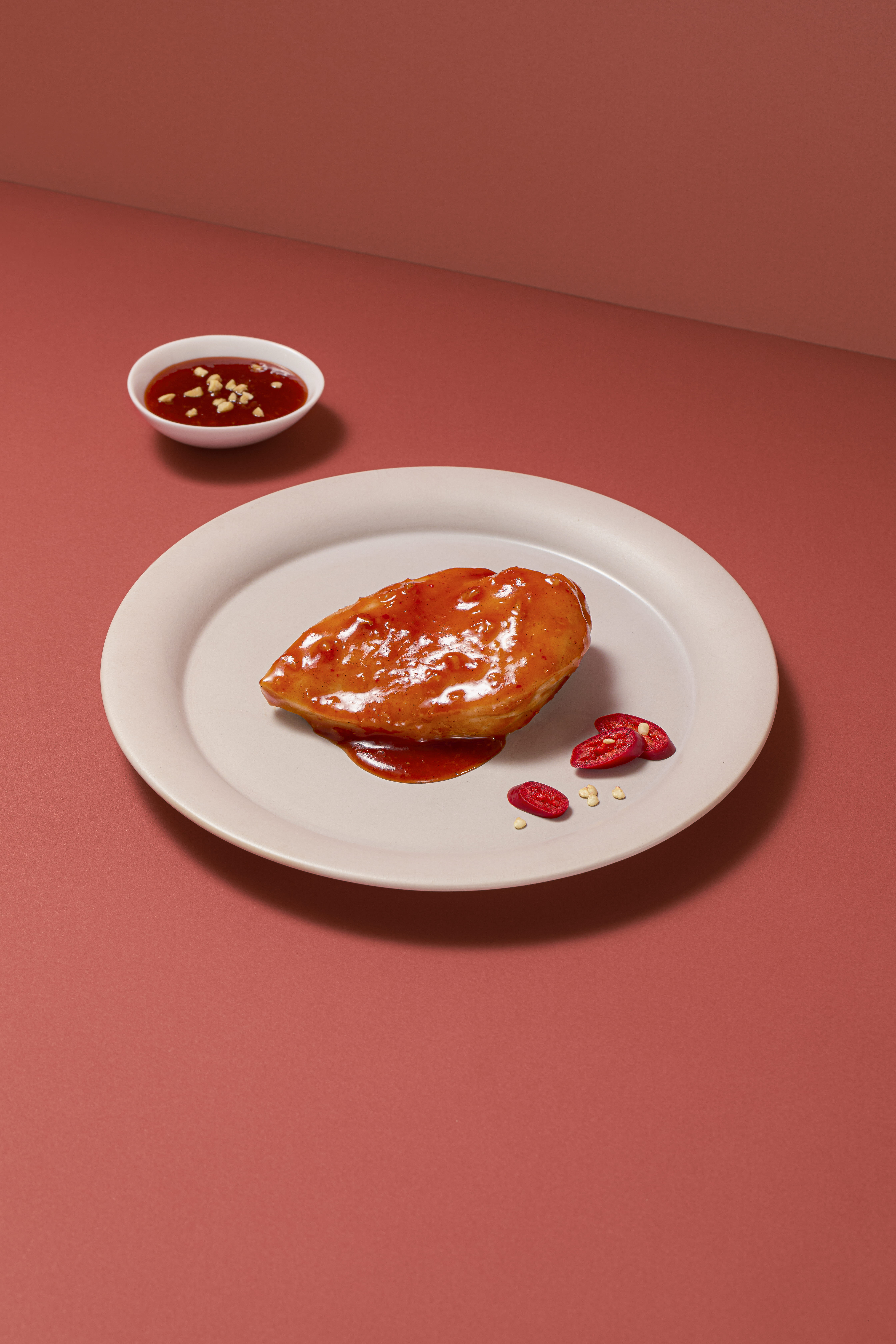 温めて食べる韓国風よだれ鶏　ヤンニョム