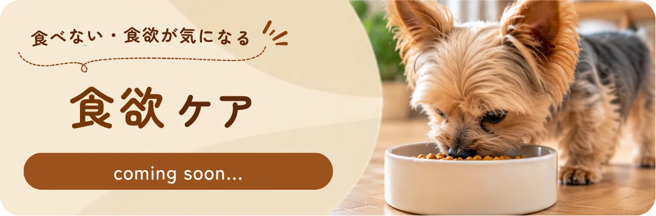 食べない・食欲が気になる 食欲ケア