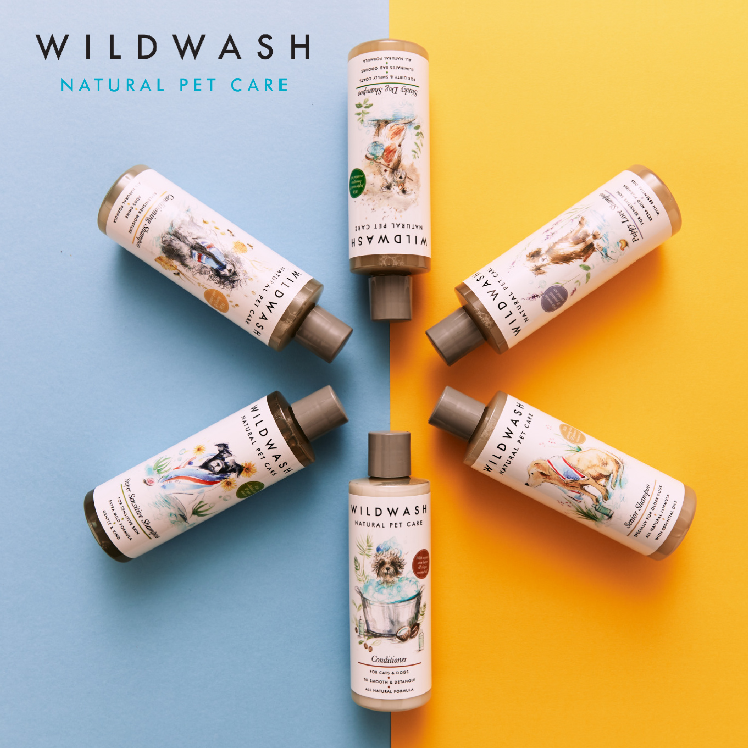 オーガニックシャンプー シャンプーの種類: 子犬用 ラベンダー＆パチョリ