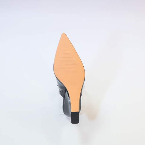 KP3375 トレンディガールウェッジスリング カラー: ブラック, サイズ: 22cm