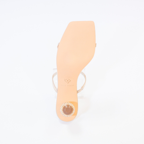 KP3370 ミラーボールサンダル カラー: シャンパンゴールド, サイズ: 22cm
