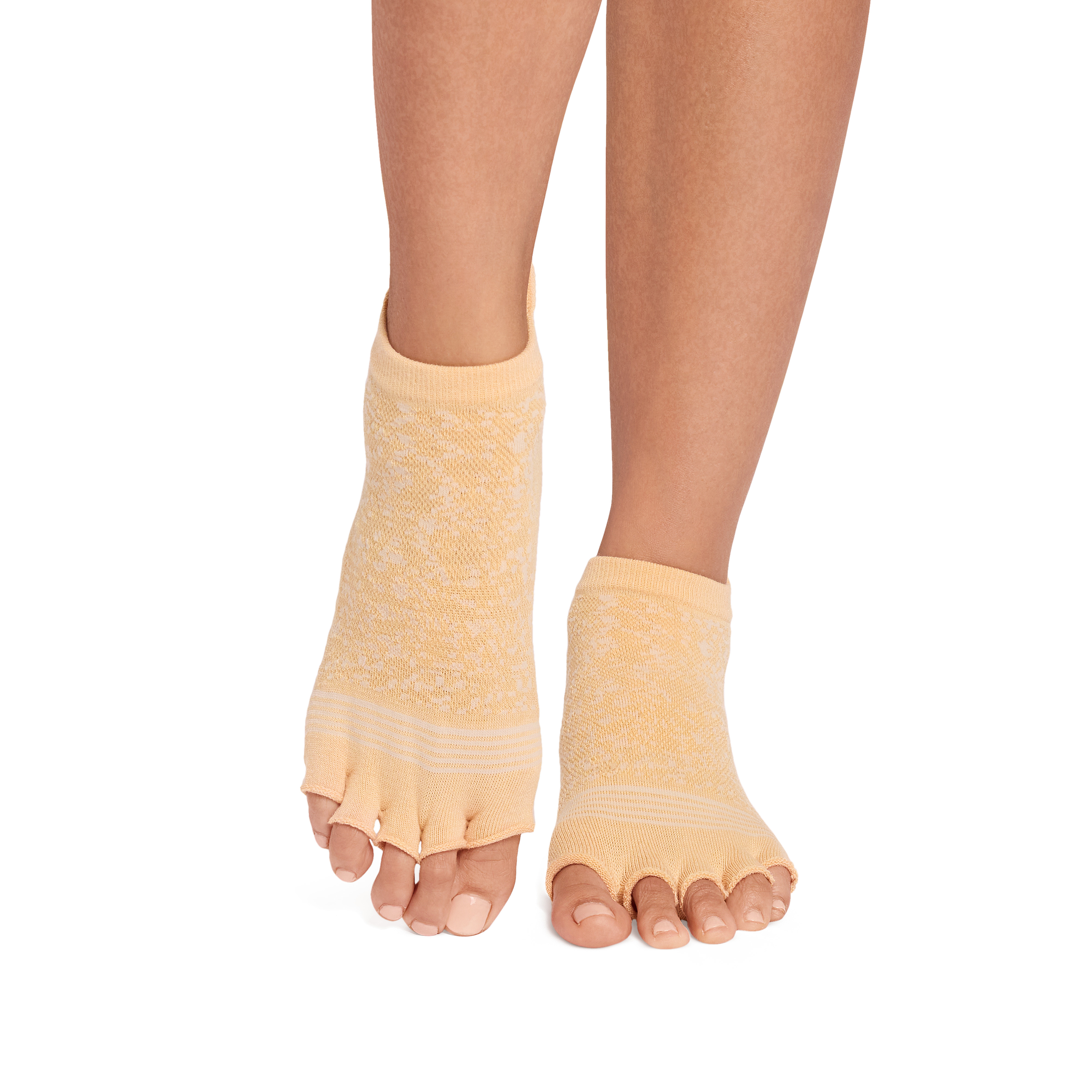【Toesox】Grip Half Toe Low Rise Tec カラー: Golden, サイズ: M