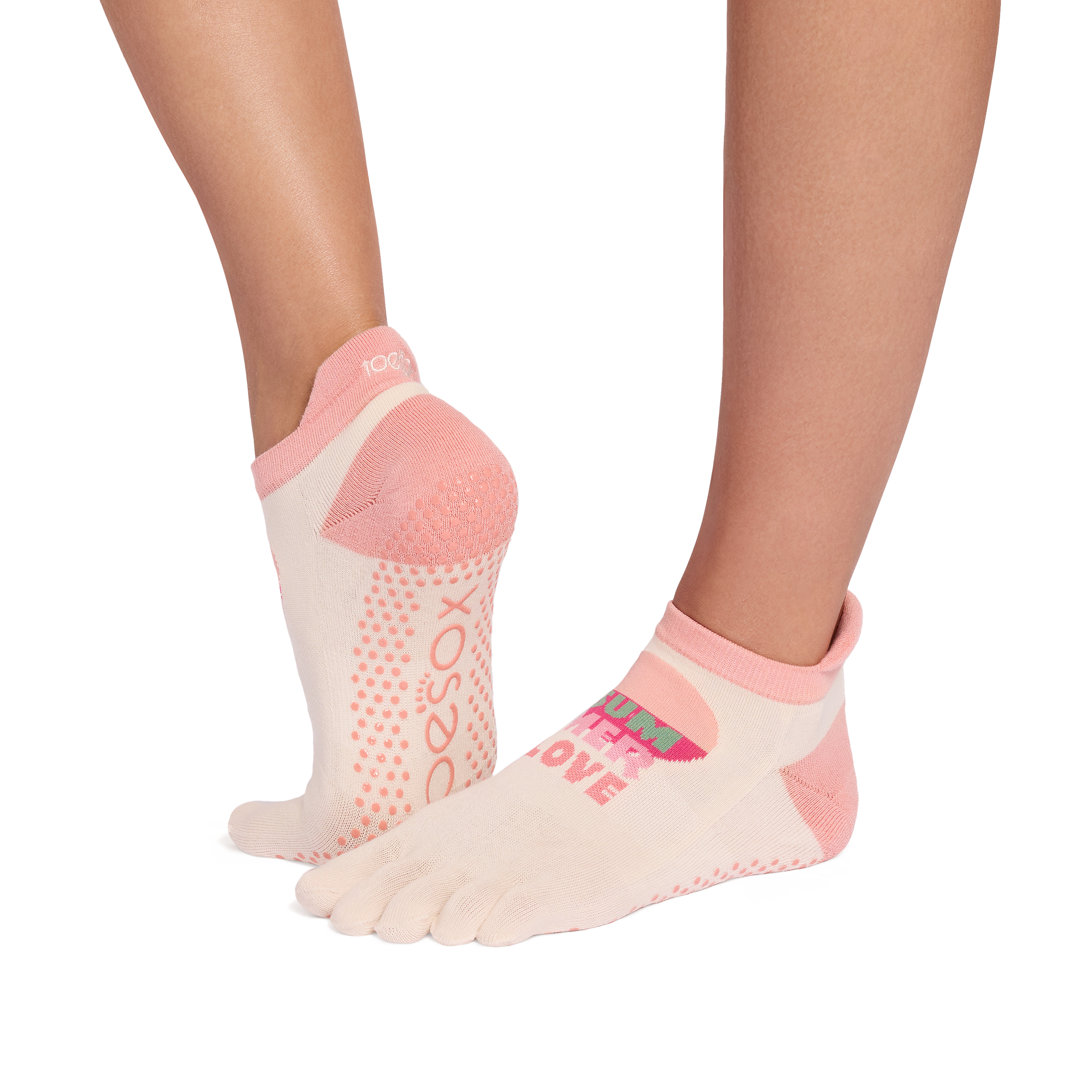 【Toesox_季節限定】 Ultra Fine Knit Full Toe  Low rise カラー: Summer Love, サイズ: M