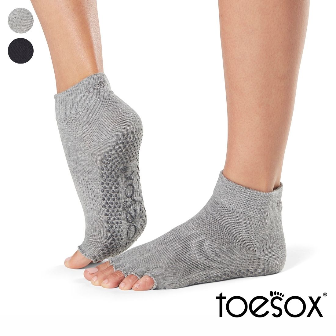 【Toesox】Grip Half Toe Ankle