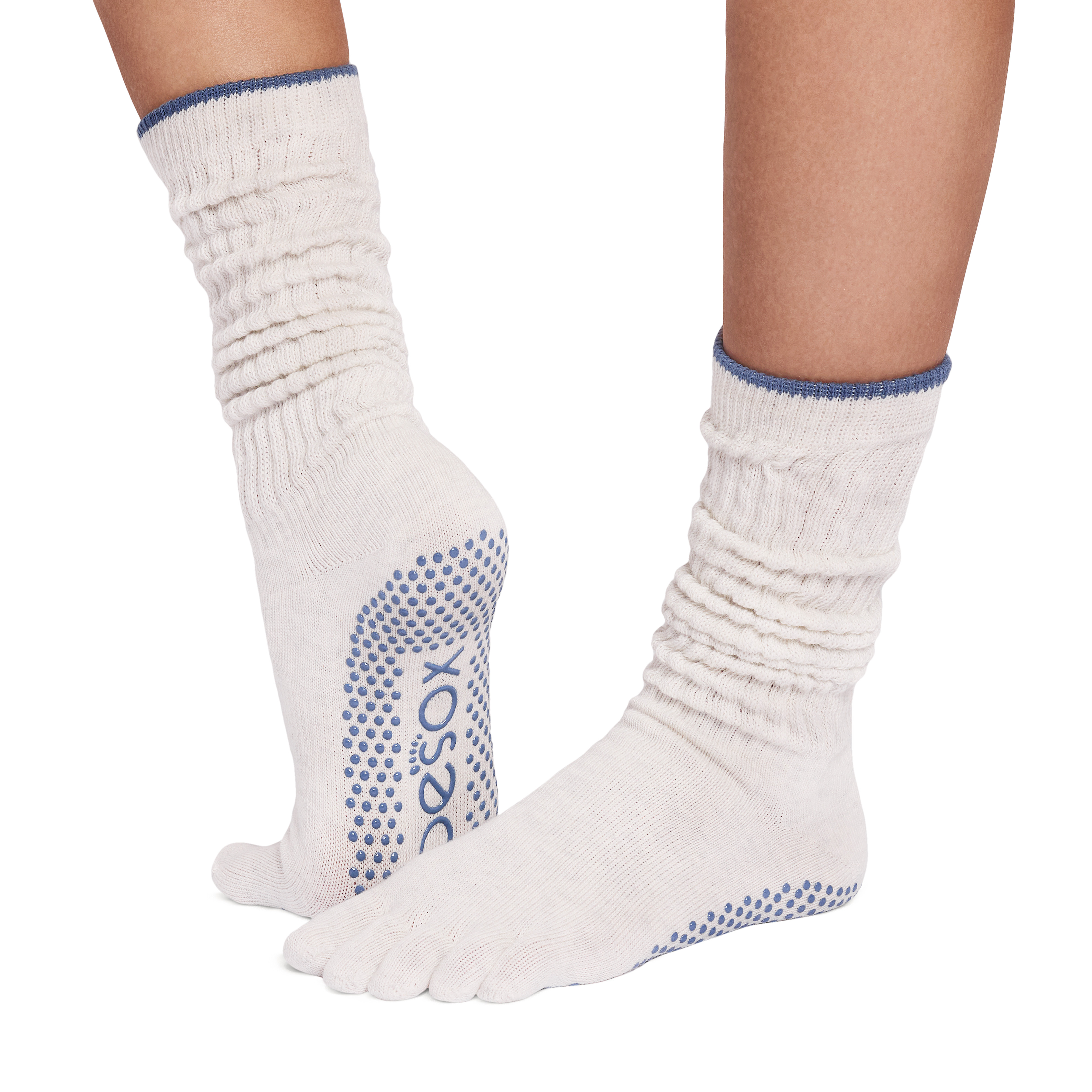 【Toesox_季節限定】 Grip Full Toe Slouch カラー: Ash, サイズ: M