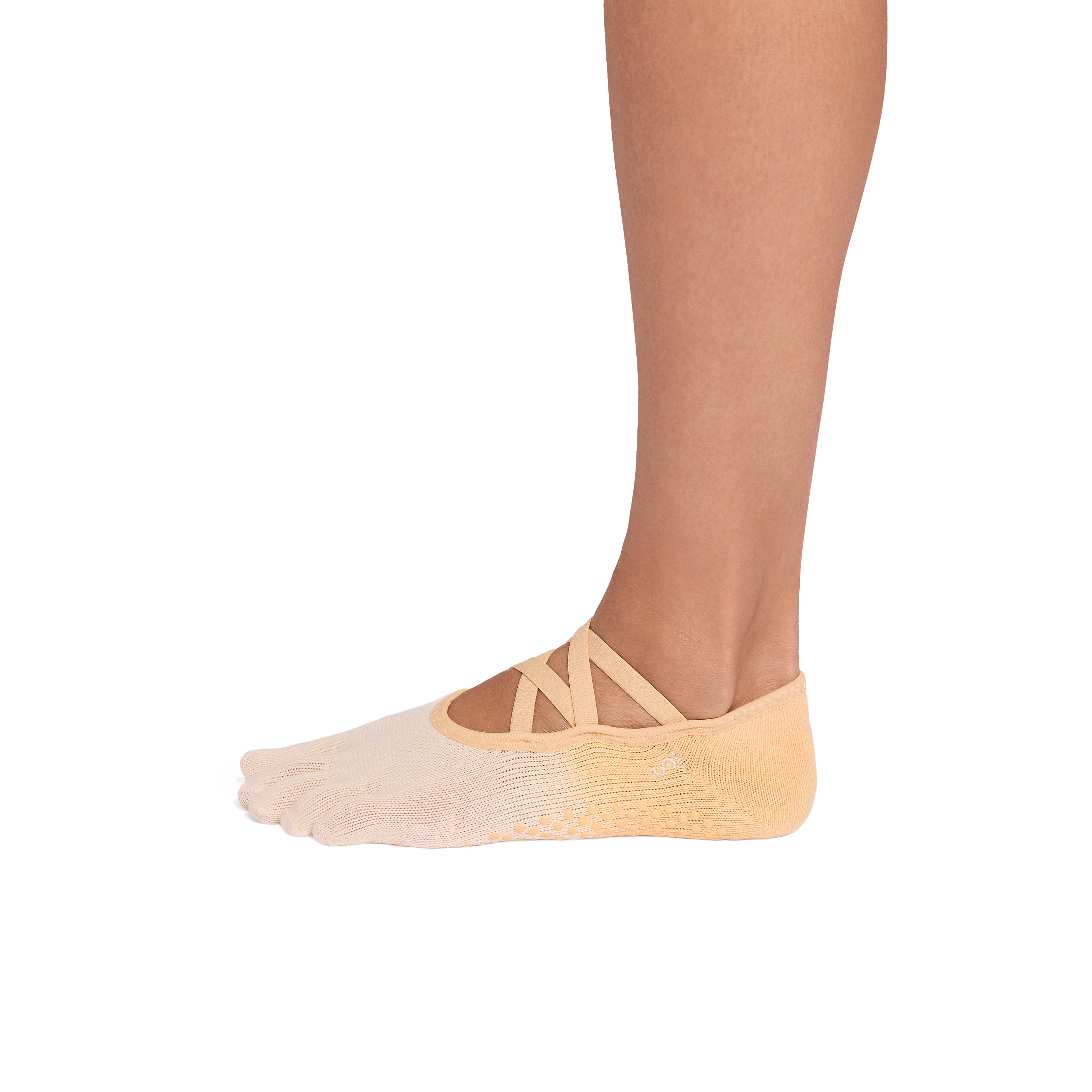 【Toesox_季節限定】Grip Full Toe Elle Tec カラー: Golden, サイズ: M